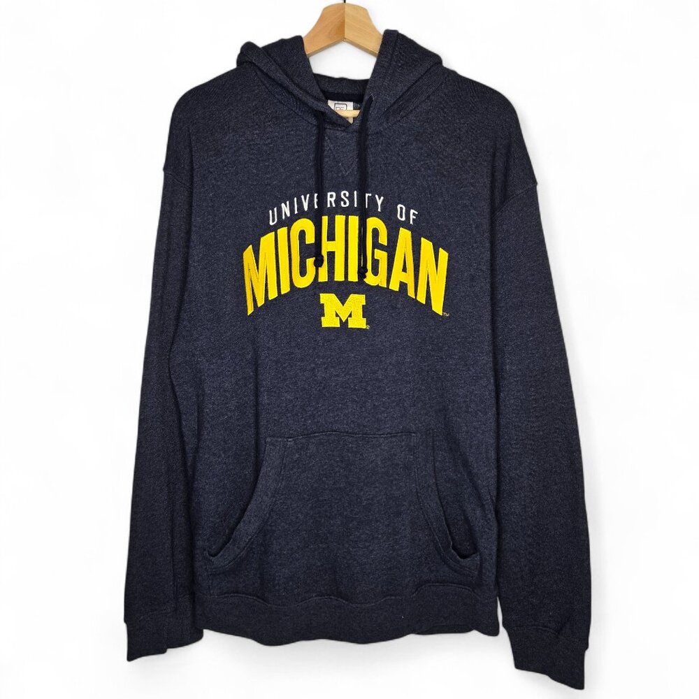University of Michigan Super Soft Hooded Sweater Men's Embroidered Graphic L